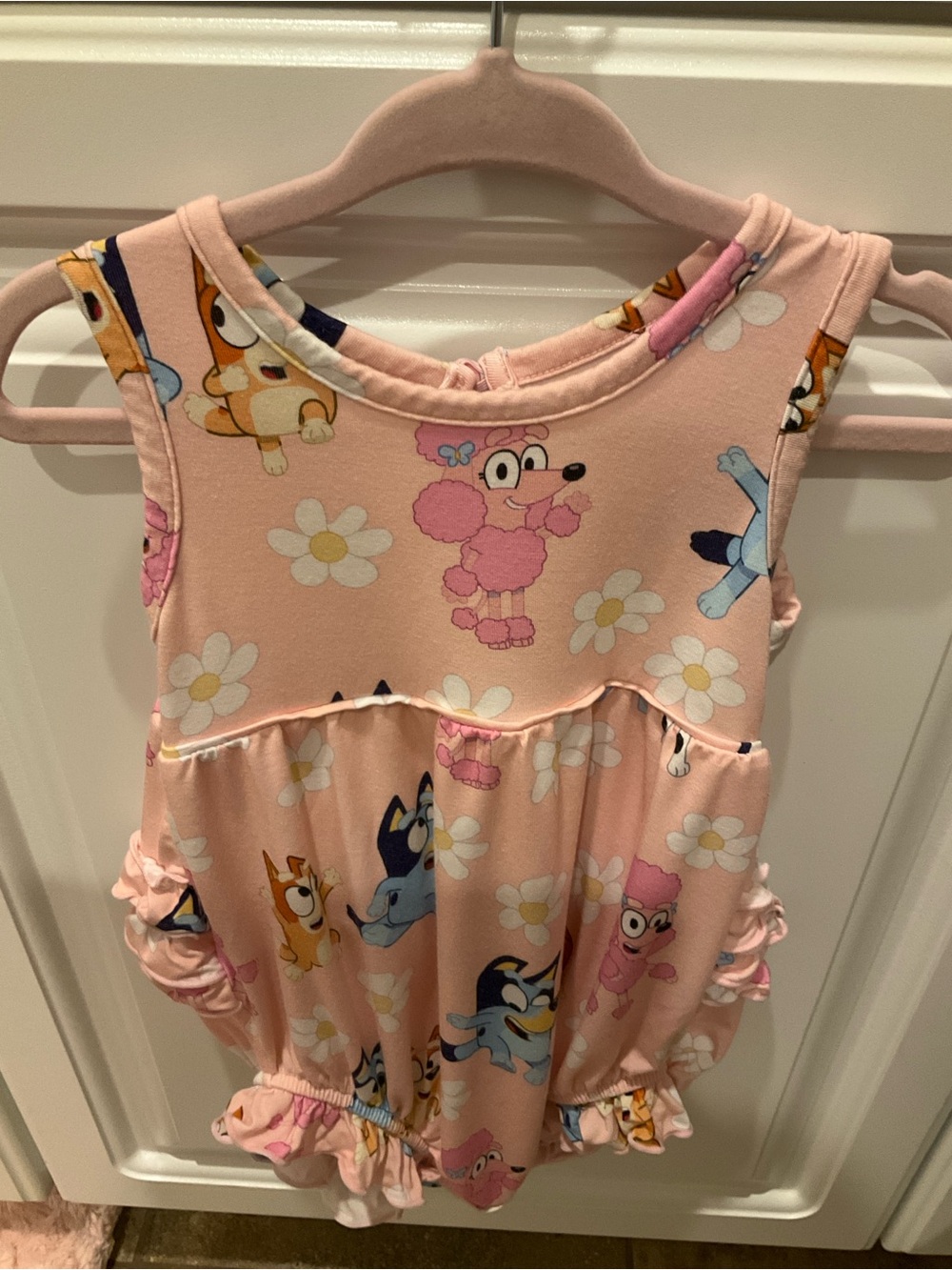 Little Sleepies Bluey Ruffled Romper